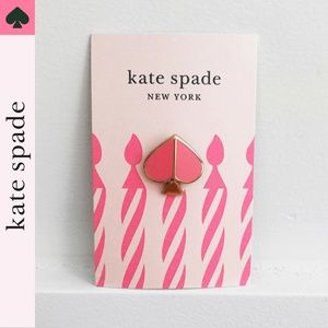 Kate Spade Enamel Gold Plated Pin